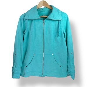 4/$20 Style & Co Sport Turquoise Zip Front Jacket Medium